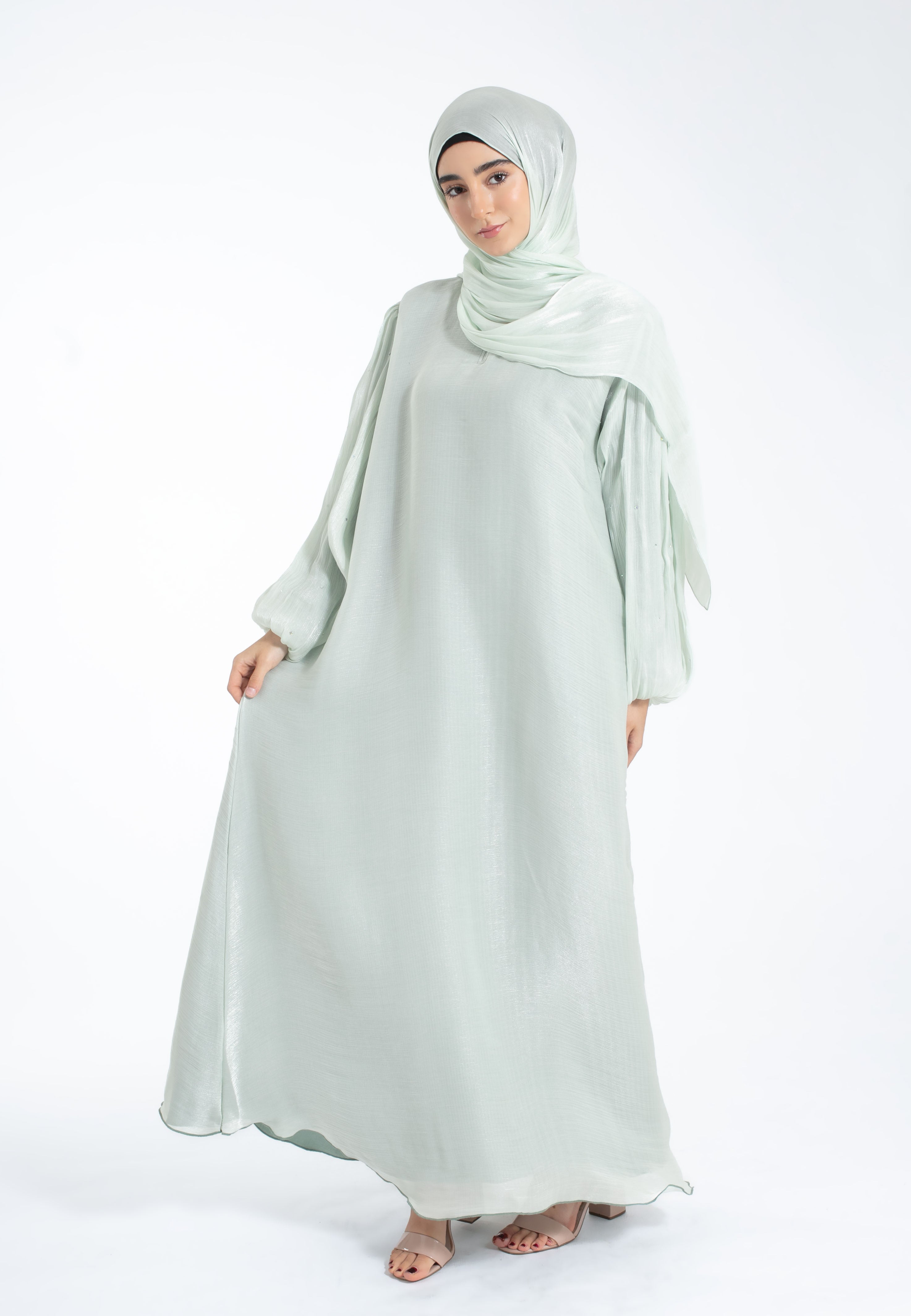 Summer-Abaya-Mint