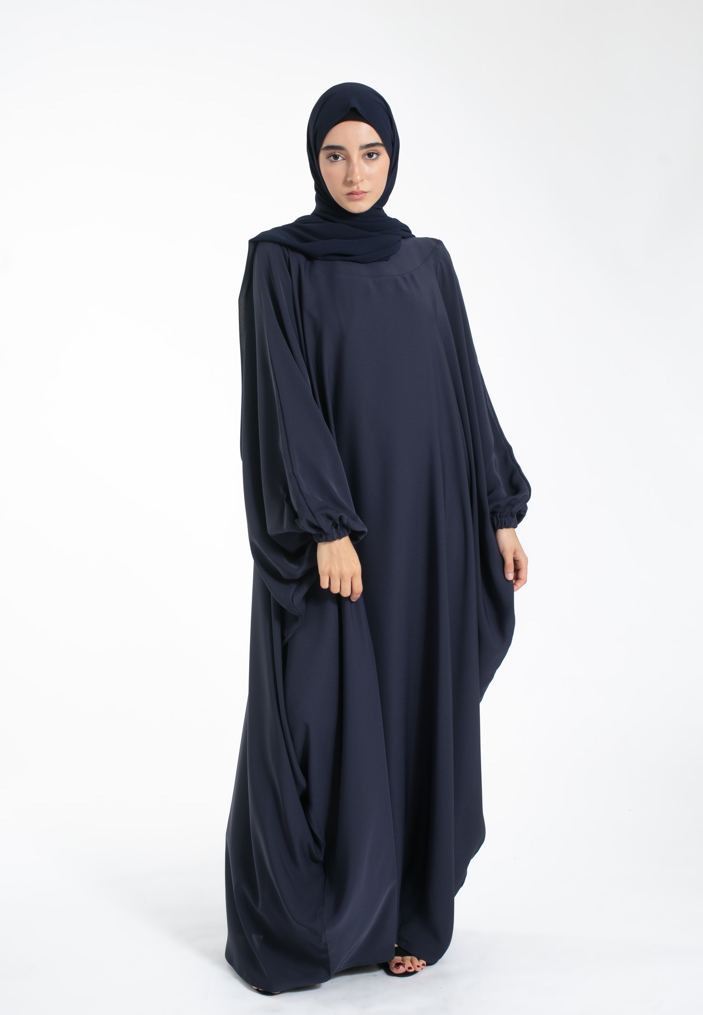 Plain Navy Farasha