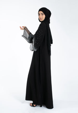 Embellished-Kimono-Open-Abaya-Black