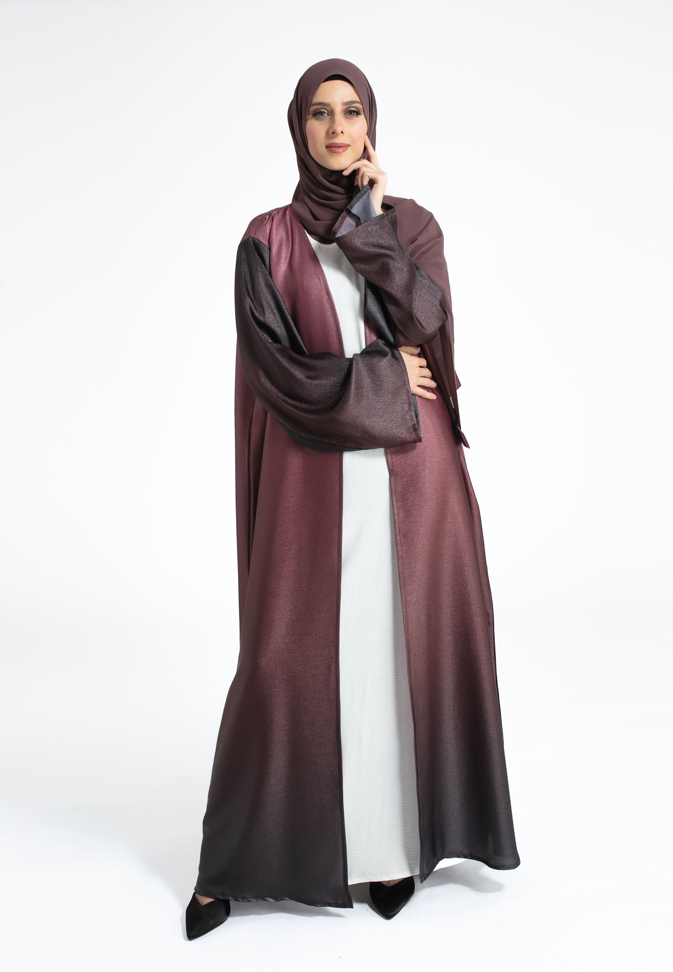 Ombre-Kimono-Open-Abaya