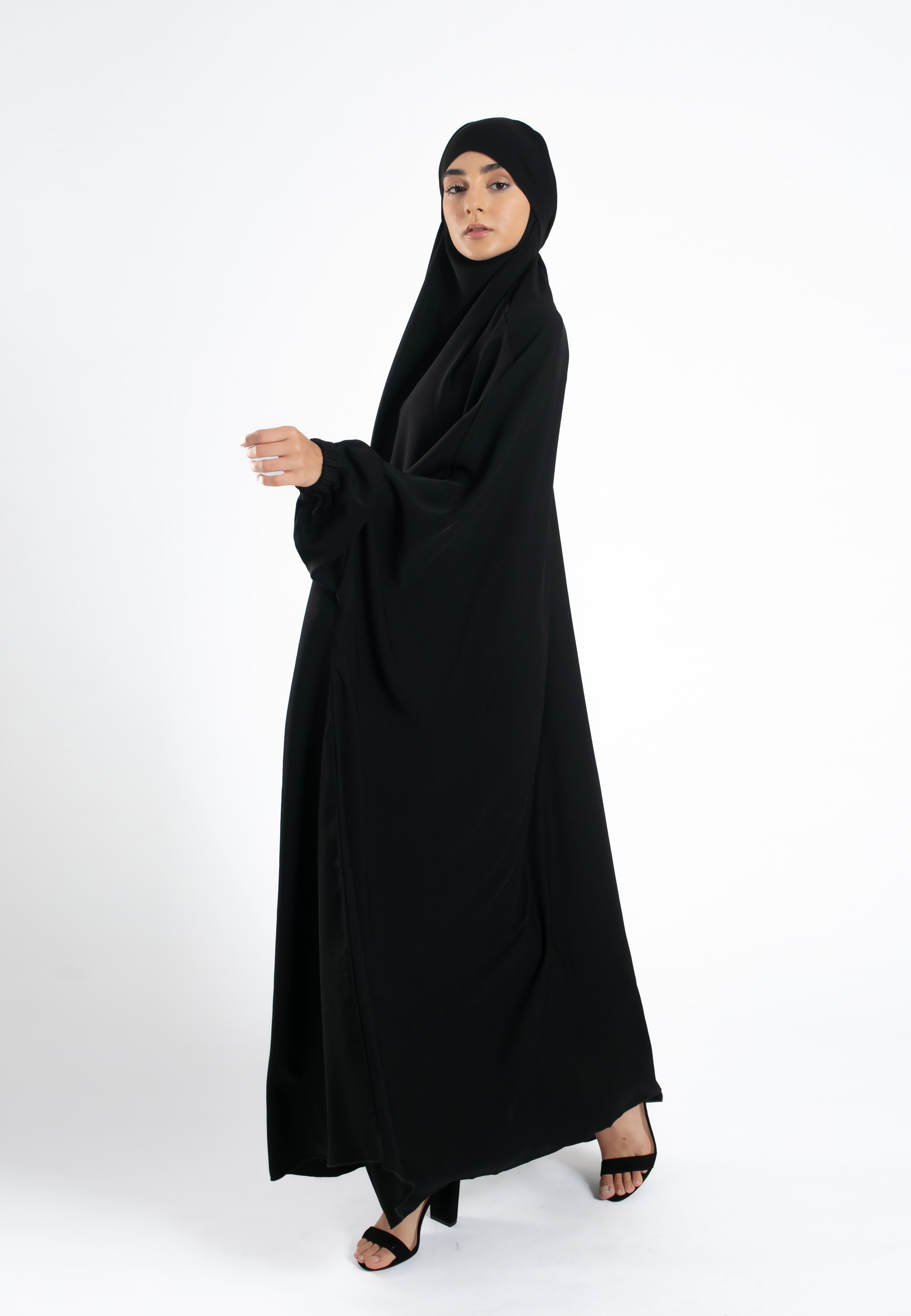 Once-Piece-Jilbab-Online-Black