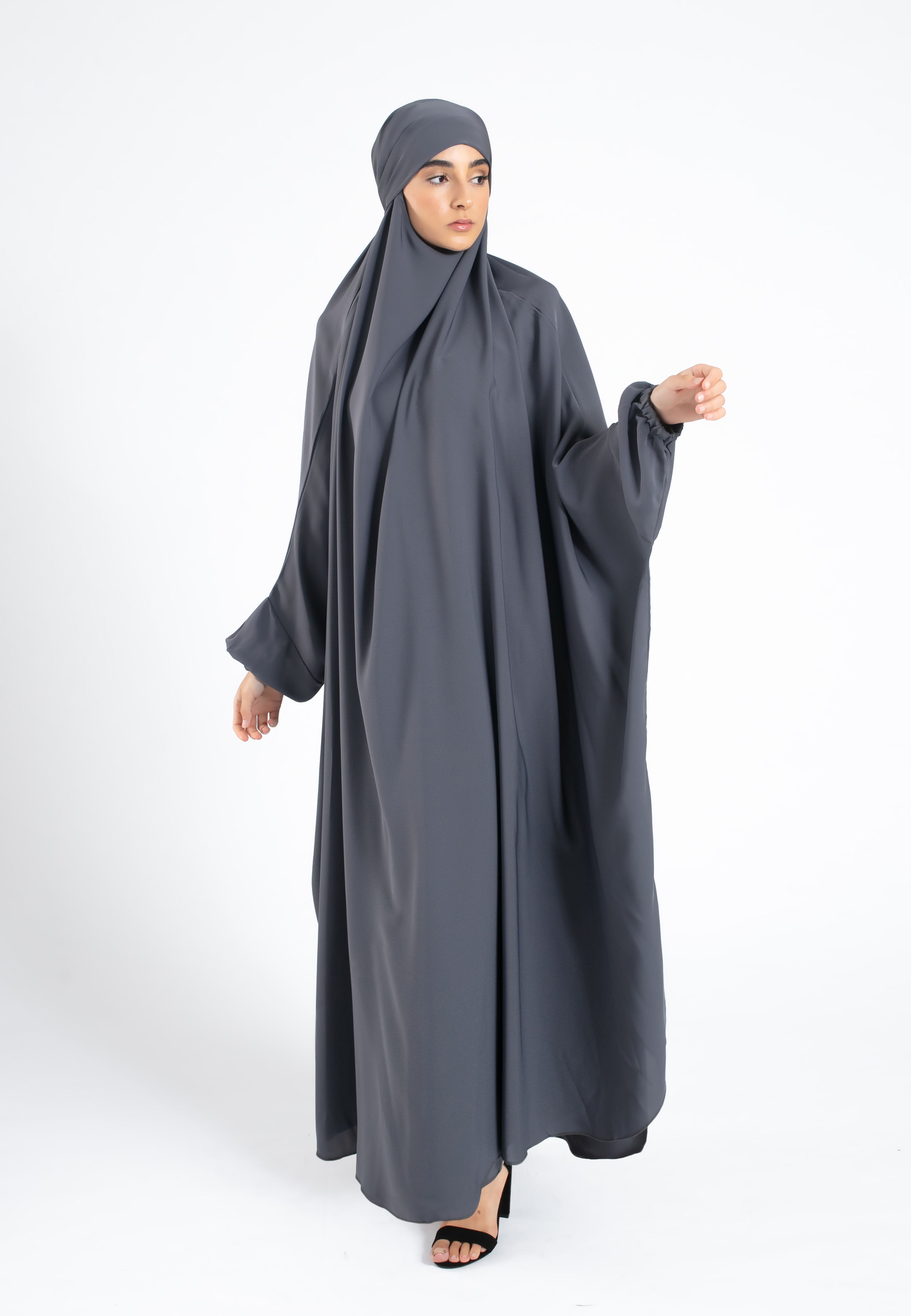 Pebble-Grey-One-Piece-Jilbab