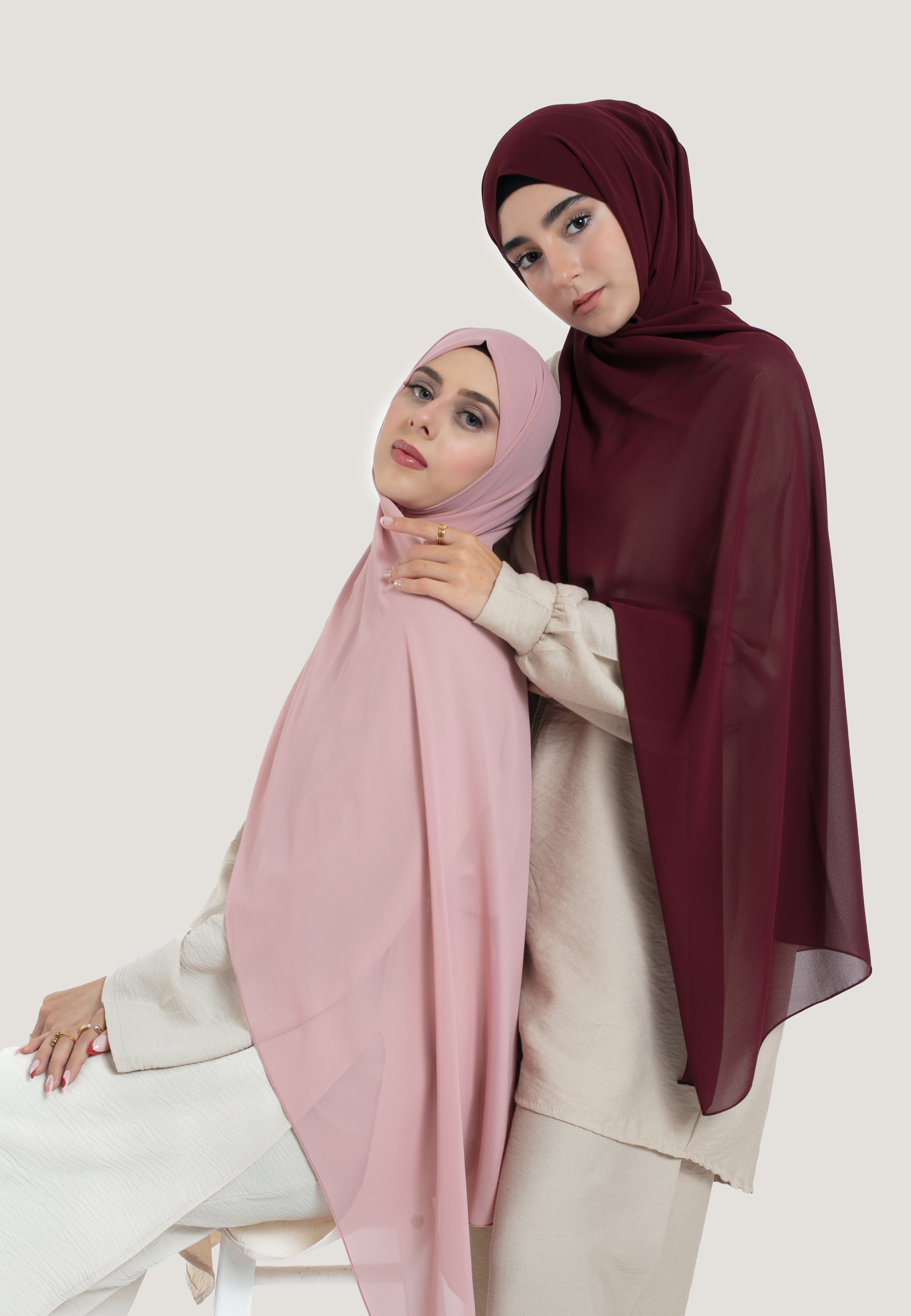 Sangria Crepe Chiffon Hijab