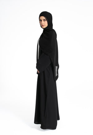 Plain Open Abaya