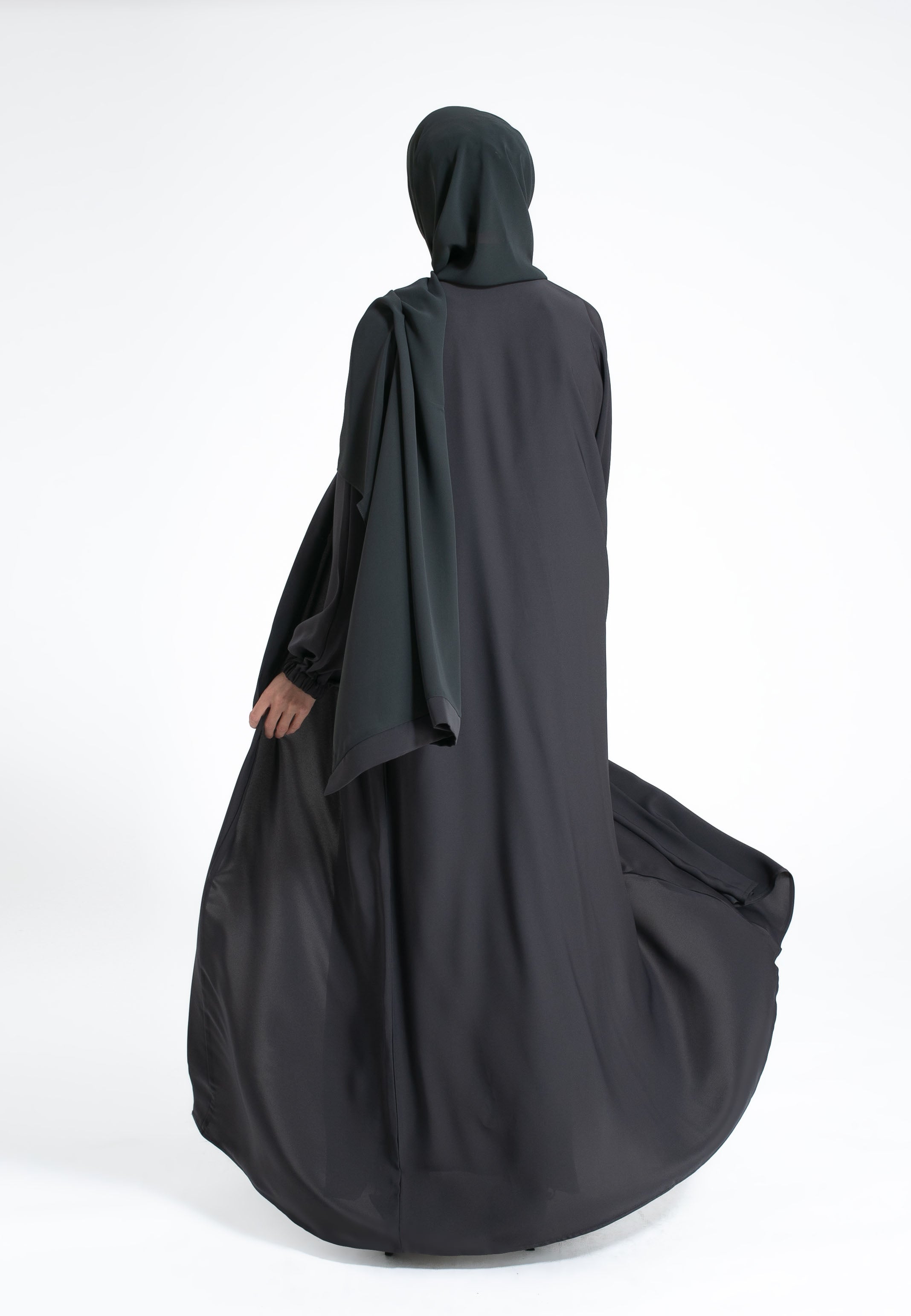 Grey Abaya by Abaya Lounge