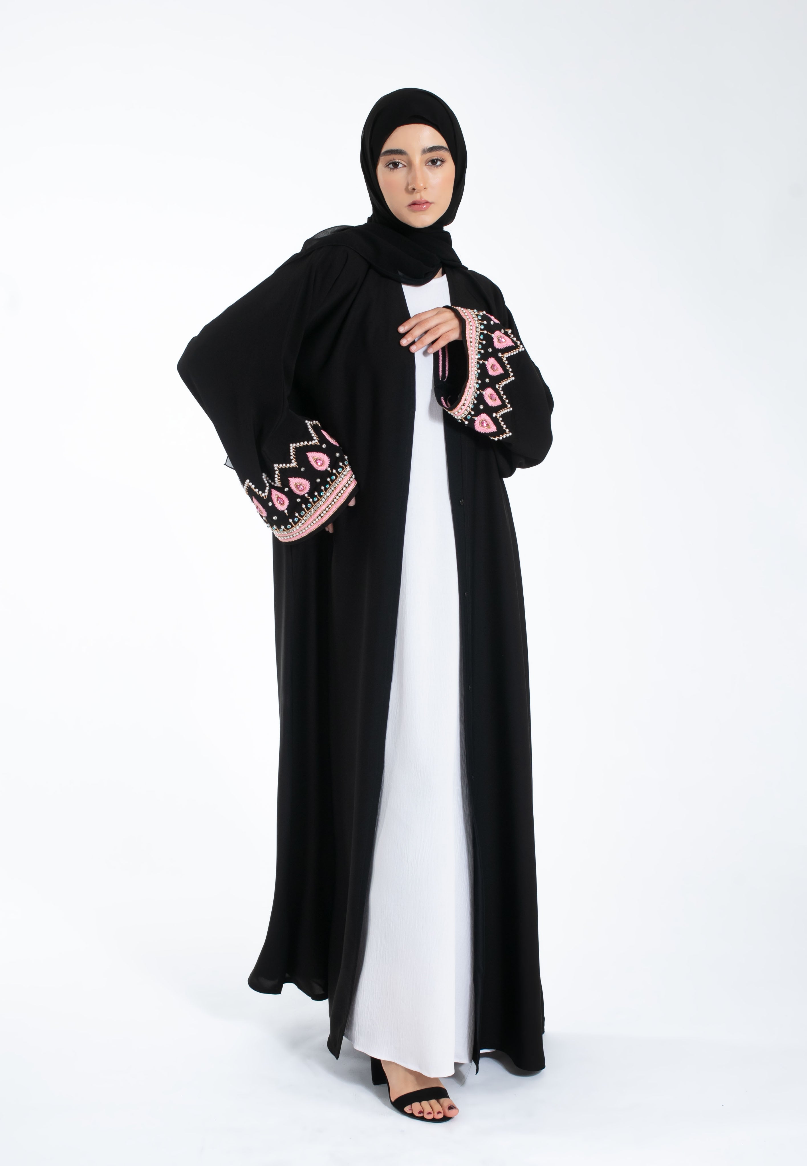 Sakura-Jewelled-Open-Abaya