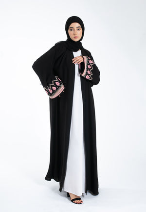 Sakura-Jewelled-Open-Abaya