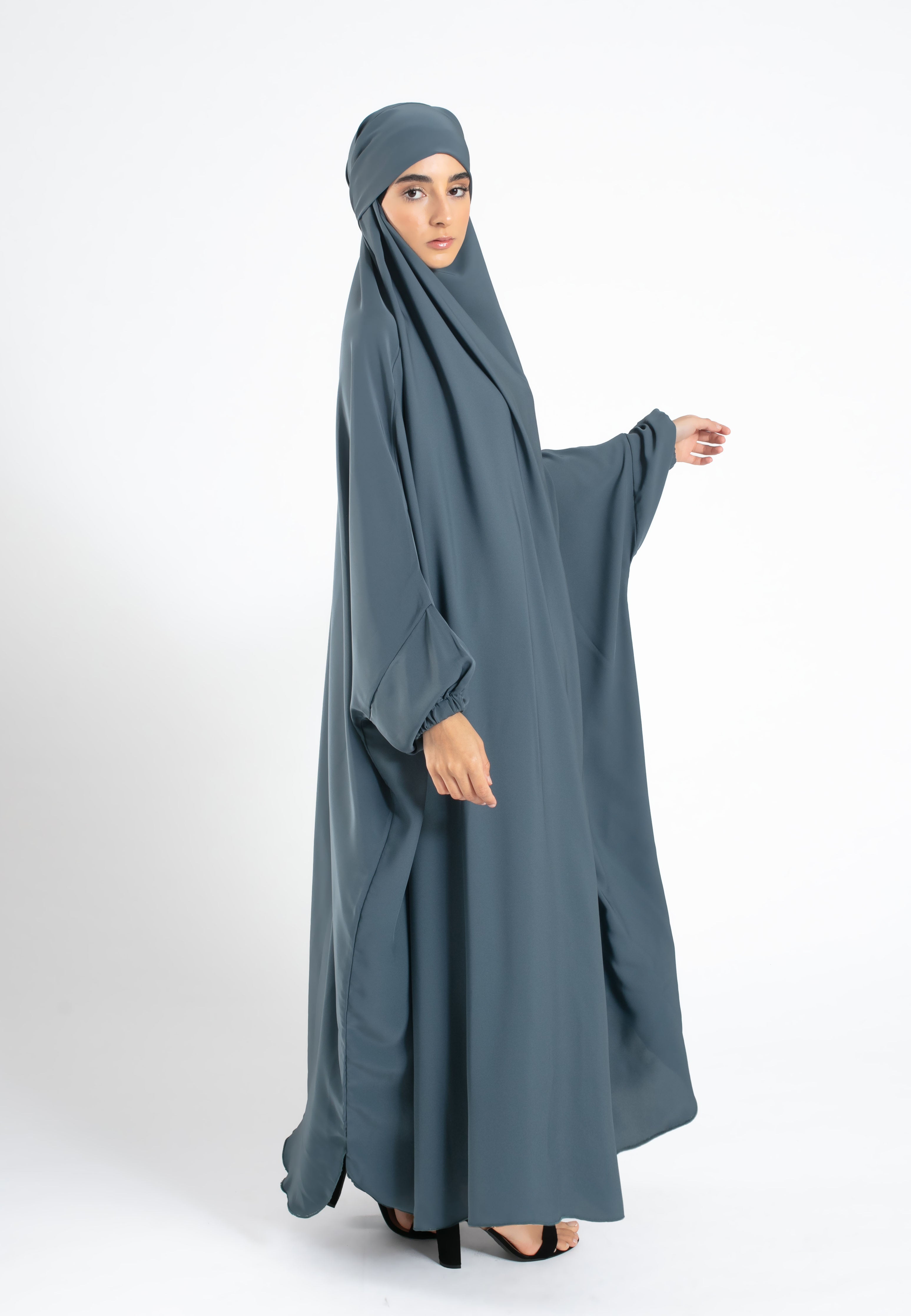 One-Piece-Jilbab-Slate-Grey