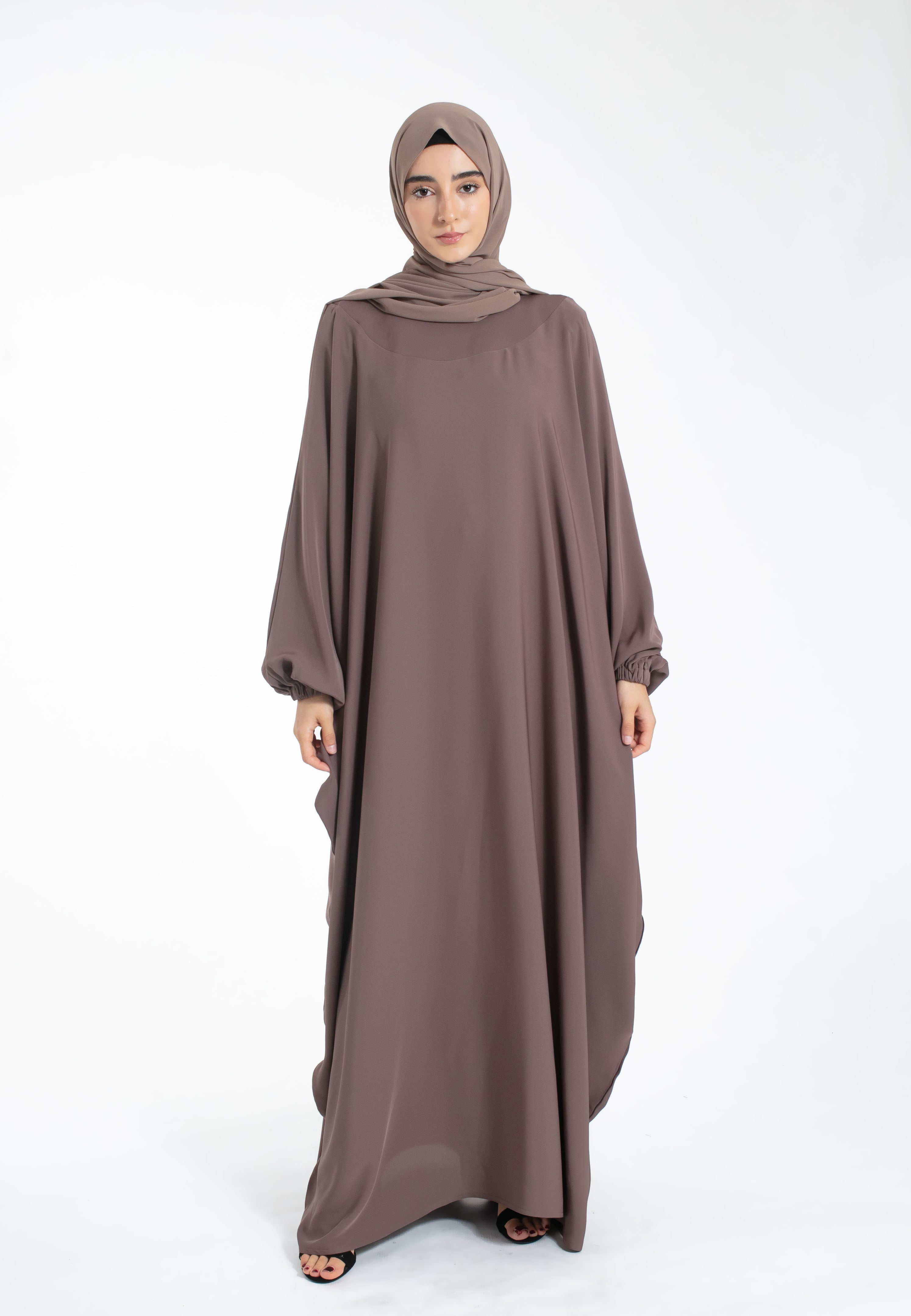 Plain Farasha - Taupe