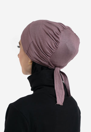 Bedrock Tie Back Hijab Cap - Front