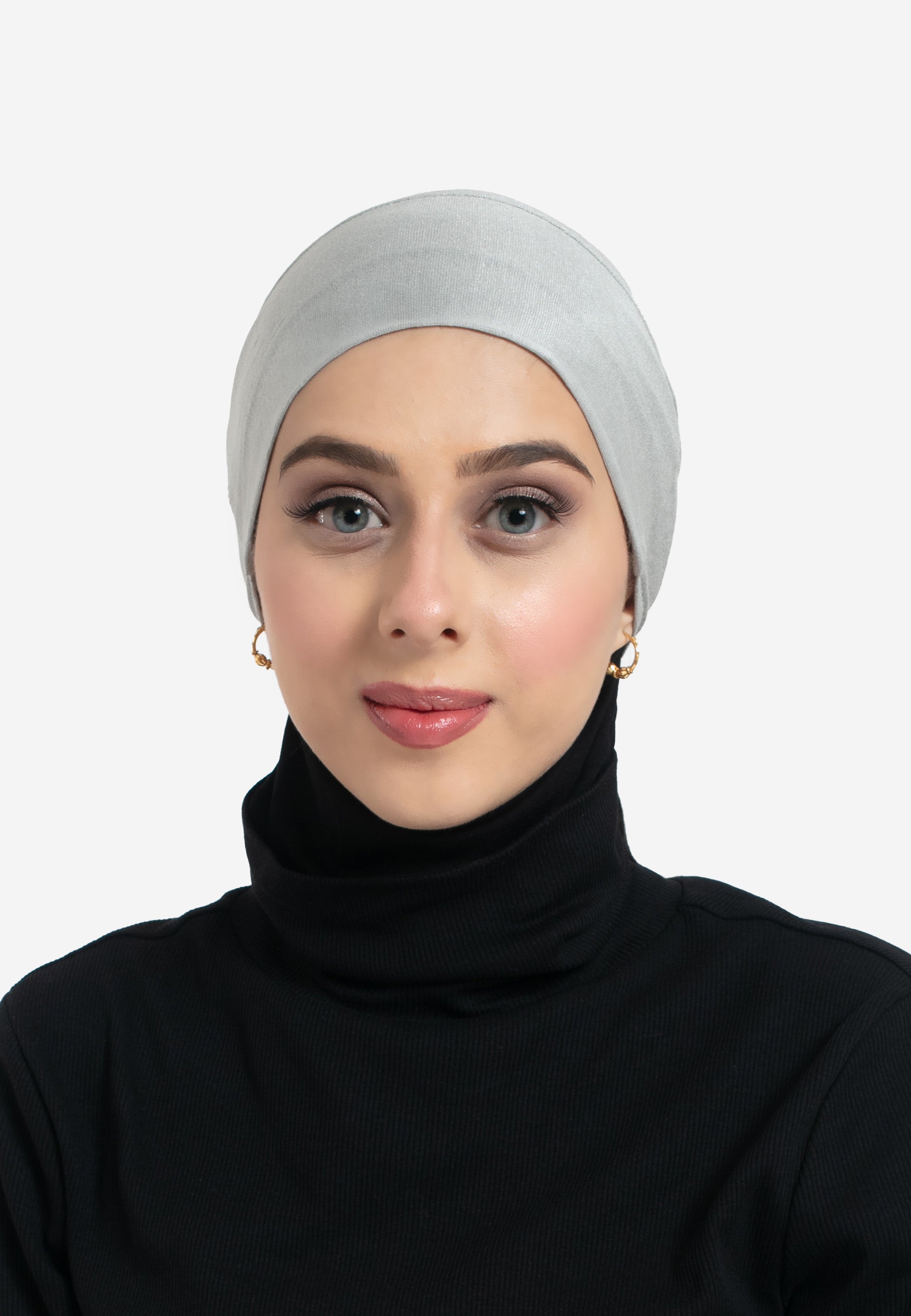 Sage Tie Back Hijab Cap - Front