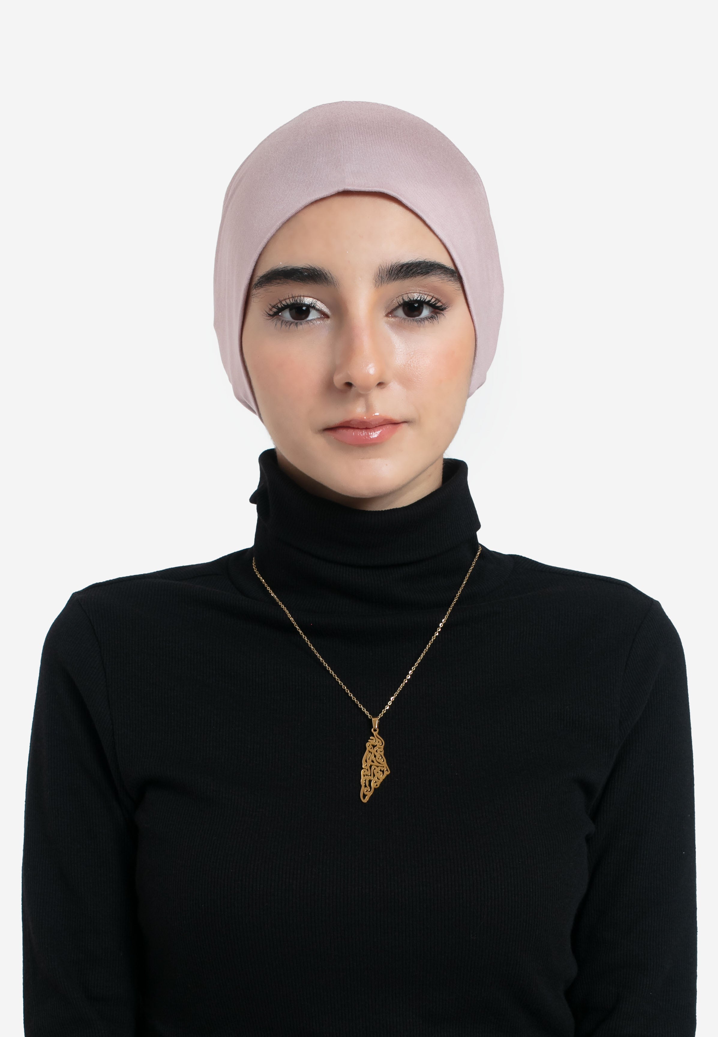 Flamingo Tube Hijab Cap - Front