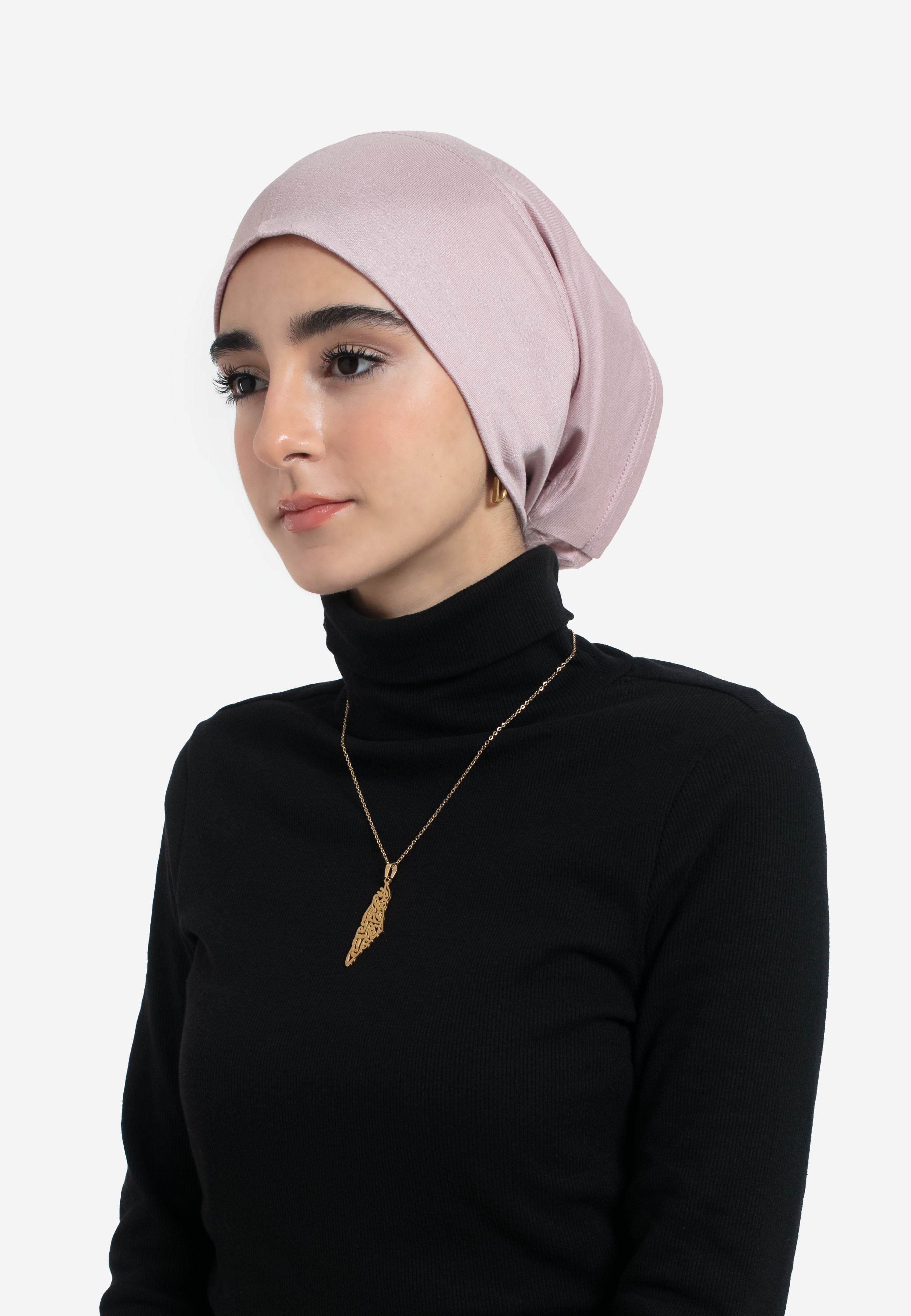 Flamingo Tube Hijab Cap - Side