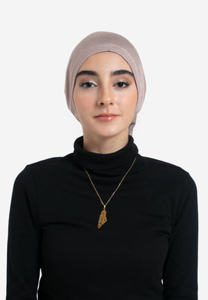 Mink Tube Hijab Cap - Front