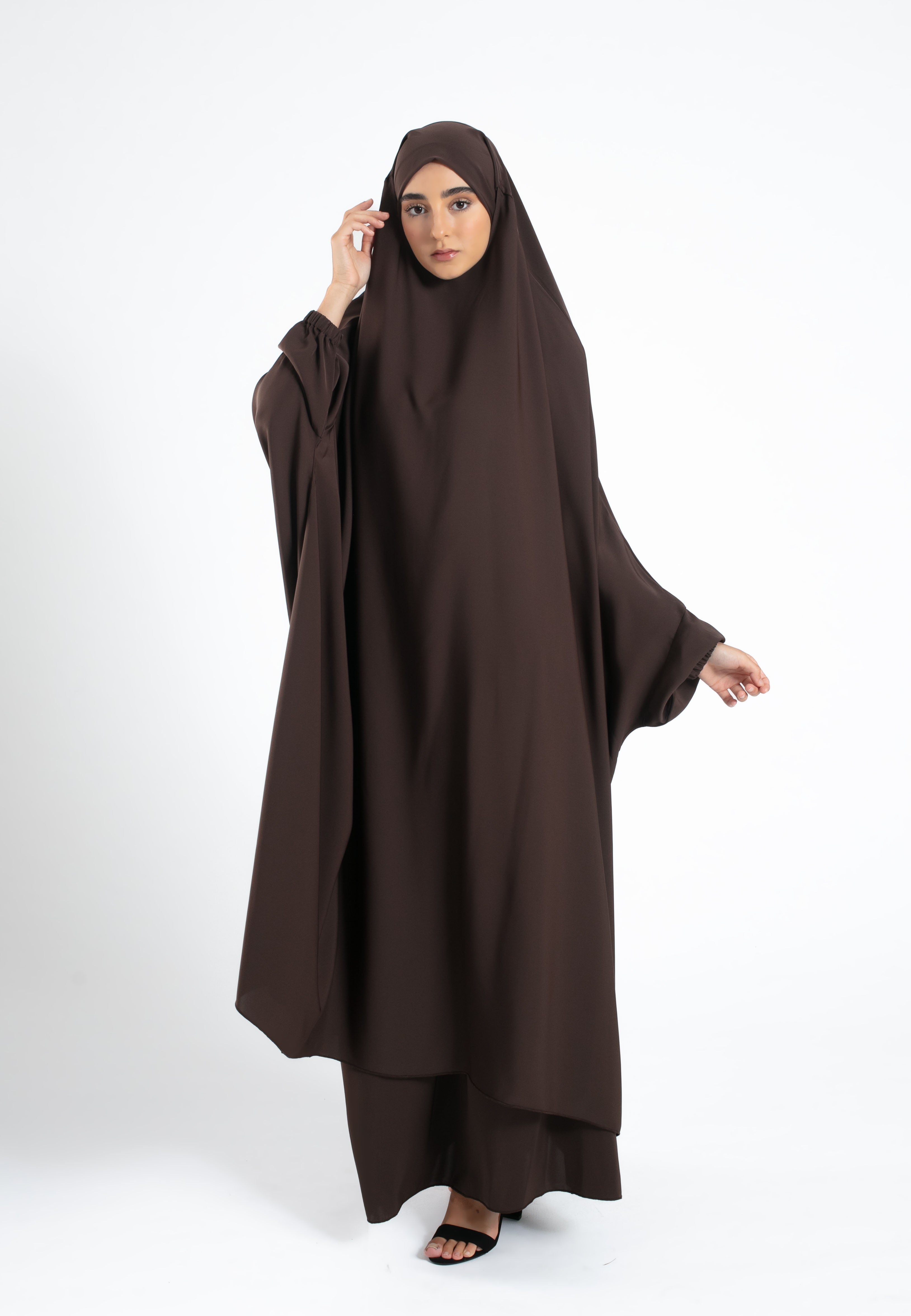 Brown-Two-Piece-Jilbab