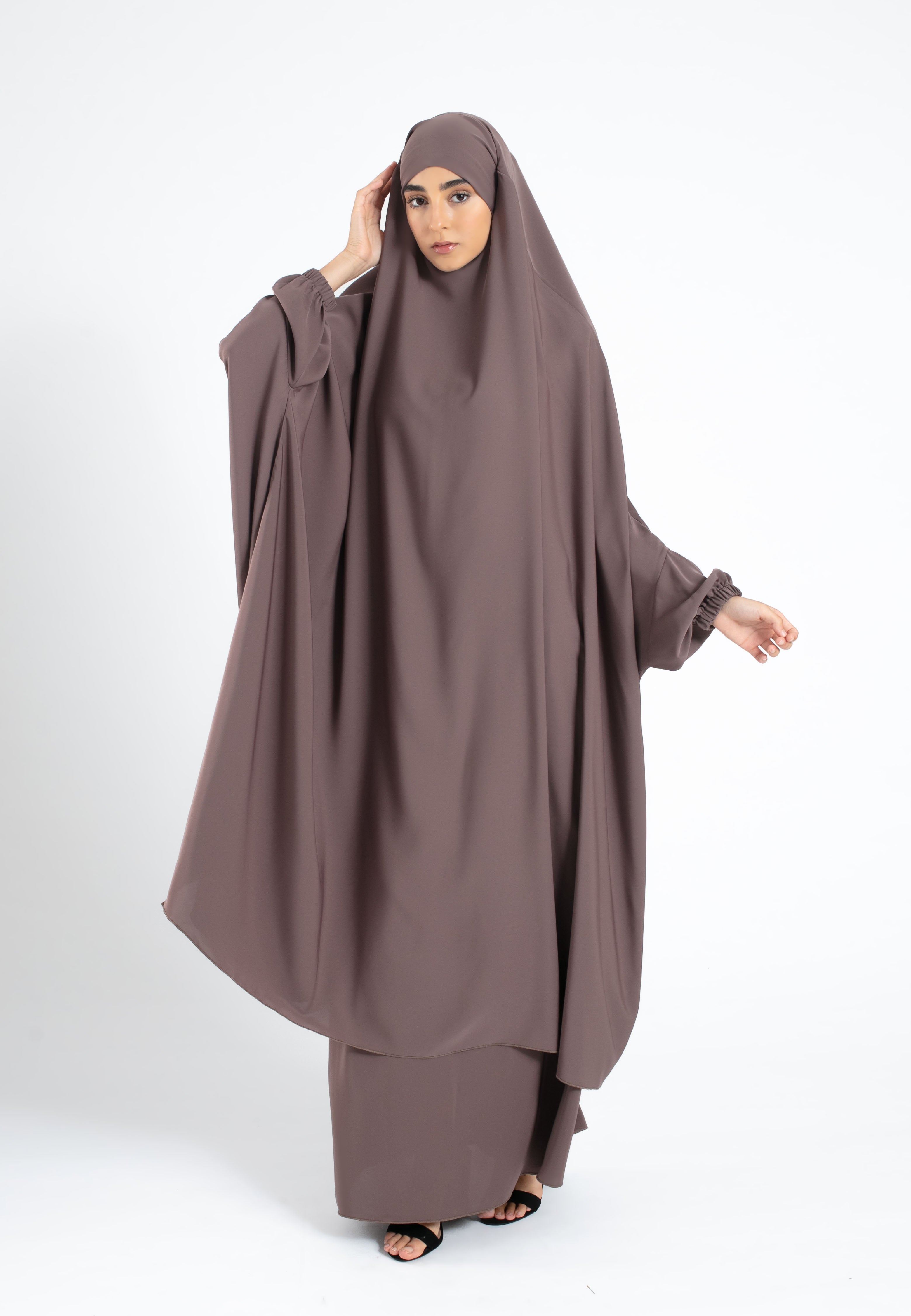 2-Piece-Taupe-Jilbab